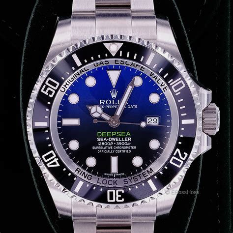 rolex deepsea blue limited edition|Rolex sea dweller 44mm price.